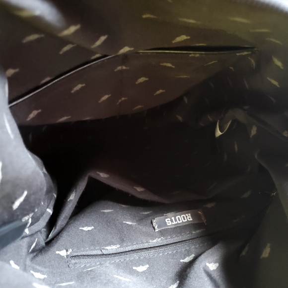 Roots Black Nylon Backpack - Picture 9 of 10